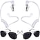 Gejoy 4 Pcs Security Earpiece Costume Fake Earpiece and Glasses Costume Cosplay for Wedding Halloween Party Accessory Kit