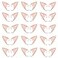 YANZHAN 15 Pair Fairy Pixie Elf Ears for Cosplay Halloween Christmas Any Themed Party Light Complexion Short Style