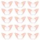 YANZHAN 15 Pair Fairy Pixie Elf Ears for Cosplay Halloween Christmas Any Themed Party Light Complexion Short Style