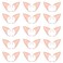 YANZHAN 15 Pair Fairy Pixie Elf Ears for Cosplay Halloween Christmas Any Themed Party Light Complexion Short Style