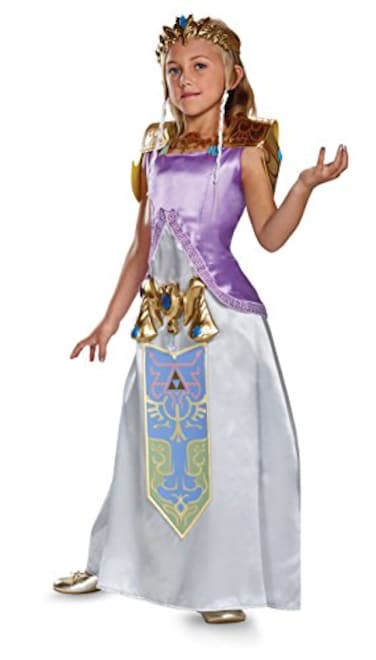 Disguise Zelda Deluxe Costume Official Legend of Zelda Nintendo Costume Small46X