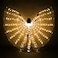 iMucci LED Lights Belly Dance Isis Wings Bellydance Glow Angel dance Wings with Telescopic Sticks Flexible Rods Yellow