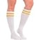 Amscan Striped Knee High Socks2 Pcs One Size Gold