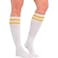 Amscan Striped Knee High Socks2 Pcs One Size Gold