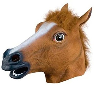m miyaya MIYAYA Halloween Horse Head Mask