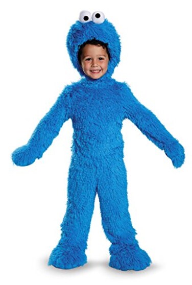 Disguise Cookie Monster Extra Deluxe Plush Costume Small 2T