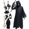 Absolute Vibe Plague Doctor Bird Mask and Hat Combo Set Halloween Costume Steampunk Cosplay Props M BLACK001
