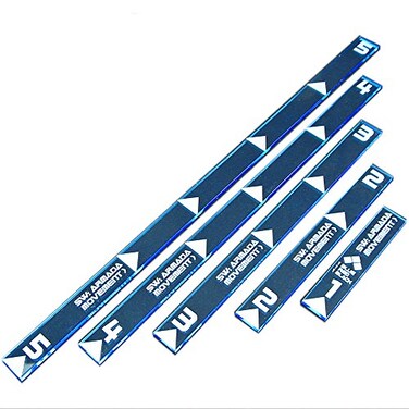 LITKO Armada Multi Range Movement Ruler Set Compatible with Star Wars Armada 5 Pack Fluorescent Blue