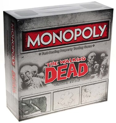 USAOPOLY Monopoly The Walking Dead Survival Edition