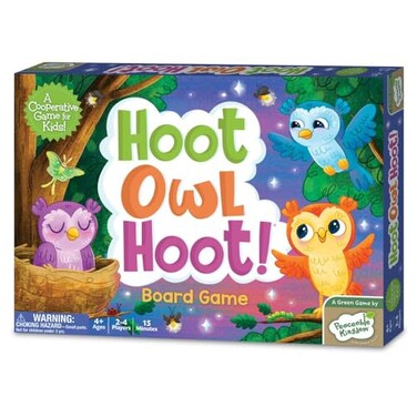 Peaceable Kingdom Hoot Owl Hoot Cooperative Matching Game For Kids