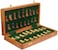 Medieval Replicas Magnetic Travel Chess Board Set Classic Wood Staunton 7 X 7 Inch Pocket Chess Set with Folding Game Board Handmade in Fine Rosewood