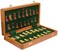 Medieval Replicas Magnetic Travel Chess Board Set Classic Wood Staunton 7 X 7 Inch Pocket Chess Set with Folding Game Board Handmade in Fine Rosewood