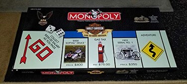 USAOPOLY HarleyDavidson Live to Ride Collectors Edition Monopoly Board Game