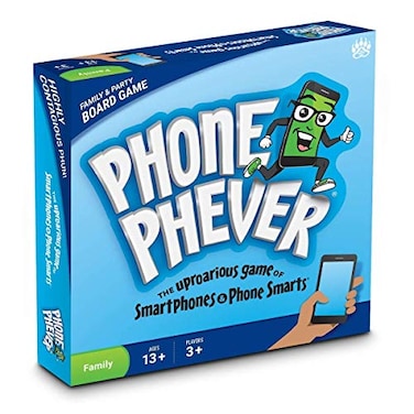 Phone Phever Board Game New Fun FastPaced FamilyFriendly Party Board Game Its a Phonetastic Race to Answer Fascinating Trivia Questions Complete Hilarious Challenges
