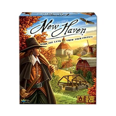 R&R Games RR Games New Haven Board Game A Strategic TileLaying Board Game for Family Night
