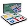 Yellow Mountain Magnetic Ludo Travel Game Set 98 Folding Board for Classic Portable Strategy Play Imports