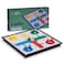 Yellow Mountain Magnetic Ludo Travel Game Set 98 Folding Board for Classic Portable Strategy Play Imports