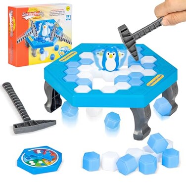 SS Save Penguin On Ice Game Penguin Trap Break ice Activate Family Party Ice Breaking Kids Puzzle Table Knock Block