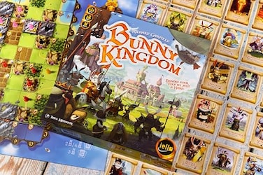 IELLO Bunny Kingdom Strategy Board Game Expand Your Fief By Just a Hare 45 Minute Play Time 2 to 4 Players for Ages 14 and Up