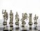 Chess and Plastic Chess Pieces RomanLegion 3 34 96 cm Black Gold Weighted Felted