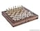 Chess and Games Shop Muba Luxury Handmade Chess Set Brass Chessmen Rosewood Mosaic Chess Board Gift Item 2 Players Age 8