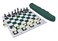Wholesale Chess Triple Weighted Pieces and Mousepad Board Chess Set Green