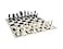 Chess and Roman Chess Set Vinyl Chess Board BlackWhite Size 173 Roman Chess Pieces 375 BlackWhite