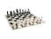 Chess and Roman Chess Set Vinyl Chess Board BlackWhite Size 173 Roman Chess Pieces 375 BlackWhite