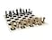Chess and Roman Chess Set Vinyl Chess Board BlackWhite Size 173 Roman Chess Pieces 375 BlackGold
