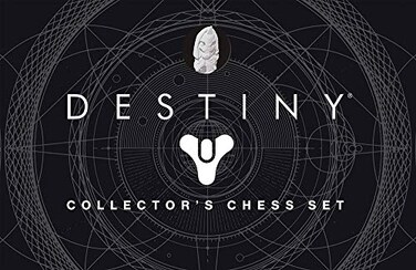 USAOPOLY Destiny Chess Set Destiny 2 Video Game Chess Game 32 Custom Sculpt Collectable Figure Chess Pieces and Custom Chess Board