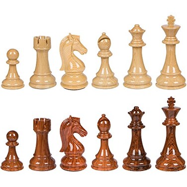 Best Chess Nero High Polymer Extra Heavy Weighted Chess Pieces with 425 Inch King and Extra Queens Pieces Only No Board