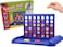 SHUYUE 4 IN A ROW Board Games Foldable Line up 4 Toys Childrens Educational for Kids Blue