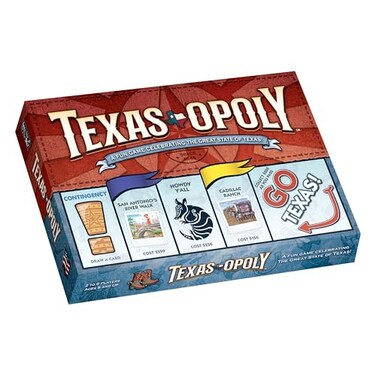 Late for the Sky Texasopoly Game 96 months to 9600 months