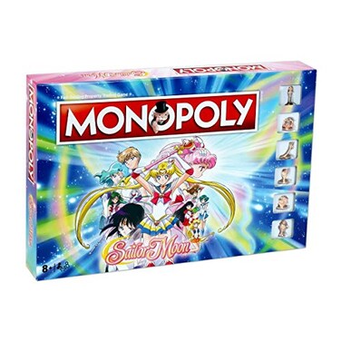 Winning Moves Monopoly Board Game Sailor Moon Edition 2 Players Ages 9