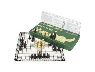 Masters Traditional Hnefatafl Board Game Viking Chess Set The Masters Edition with Cloth Board and Detailed Resin Pieces Two Player Strategy Board Game