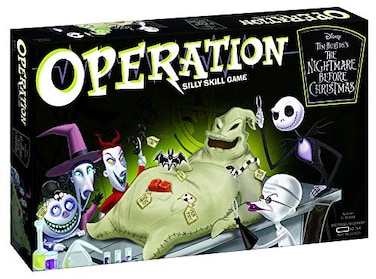 USAOPOLY Operation Disney The Nightmare Before Christmas Board Game Collectible Operation Game Featuring Oogie Boogie Nightmare Before Christmas Artwork 1 Players