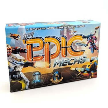 Gamelyn Games Tiny Epic Mechs Deluxe Strategic Mech Combat Programming Game 14 Players Ages 14 Includes ITEMeeples Miniatures