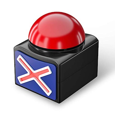 BEAN LIEVE Game Answer Buzzer Game Buzzer with Lights and Sound Trivia Quiz Got Talent Buzzer Buzzer Buttons for Game Show Red Game Buzzer for Classroom Red