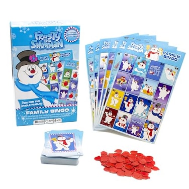 AQUARIUS Aquarius Frosty The Snowman Family Bingo Game