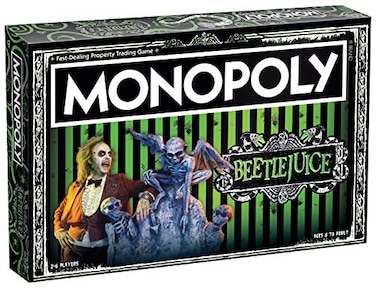 USAOPOLY Monopoly Beetlejuice Board Game Based on The 80s Fantasy Film Beetlejuice Officially Licensed Beetlejuice Merchandise Themed Classic Monopoly Game