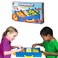 MUKIKIM Scramble Shape Matching Family Board Game Sorting Shapes Fast Before The Time is Up Pieces Pop Out Play Solowith Friends 12Shape Junior Version Plates Included