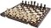 Chess and Handmade European Wooden Chess Set with 21 Inch Board and Hand Carved Chess Pieces