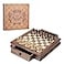 AMEROUS Magnetic Wooden Chess Set 128 x 128 Walnut Chess Board Game with 2 Builtin Storage Drawers 2 Bonus Extra Queens Chess for Beginner Kids and Adults Gift Packaging