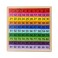 MERRYHEART Wooden Math Learning Board Toy Montessori 1100 Consecutive Numbers Wooden Hundred Digital Board Educational Game for Kids with Storage Bag