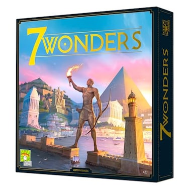 Asmodee 7 Wonders Board Game New Edition Lead Your Civilization to Prosperity Strategy Game for Kids and Adults Ages 10 37 Players 30 Minute Playtime