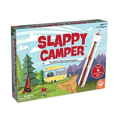 MindWare Slappy Camper Strategy Game Think Fast and Fill Your Camper for 24 Players Ages 5 and Up