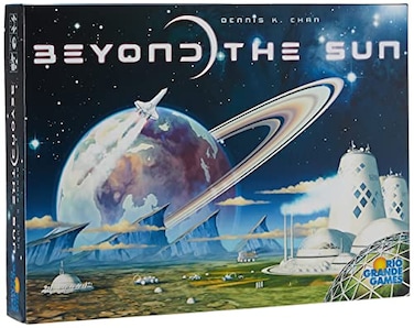 Rio Grande Games Beyond The Sun Strategy Board Game Base Game 2 to 4 Players 90 to 120 Minute Play Time for Ages 14 and up