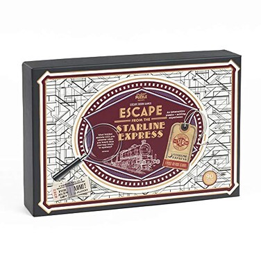 Professor PUZZLE Escape from The Starline Express Escape Room Game Multiplayer BrainTeasing Game Escape The Room Game by Professor Puzzle