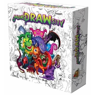 Deep Water Games MonsDRAWsity Drawing Party Game Based on Verbal Description Take Turns Describing Drawing a Bizarre Monster Be The Player Whose Drawing Most Closely Matches 8 38 Players