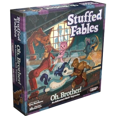 Asmodee Stuffed Fables Oh Brother Board Game EXPANSION Exciting Narrative Adventure Cooperative Strategy Game for Kids Adults Ages 7 24 Players 6090 Minute Playtime Made by Plaid Hat Games